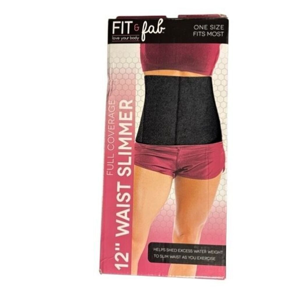 Fit & Fab Full Coverage 12” Waist Slimmer *Open Box*